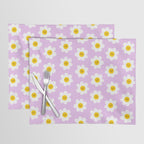 Happy Flowers - Purple  Placemat Gallery Image 1
