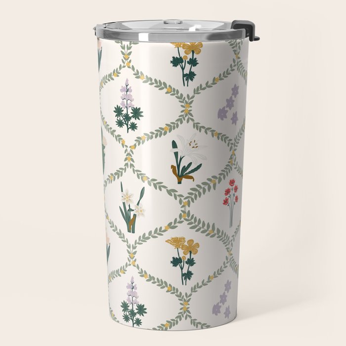 Israel Wildflowers Travel Mug Gallery Image 2