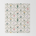 Israel Wildflowers Throw Blanket Gallery Image 2
