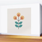 Retro Flower 1-1 Wall Mural Gallery Image 2