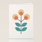 Retro Flower 1-1 Stationery Card Gallery Image 2