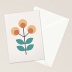 Retro Flower 1-1 Stationery Card Gallery Image 2