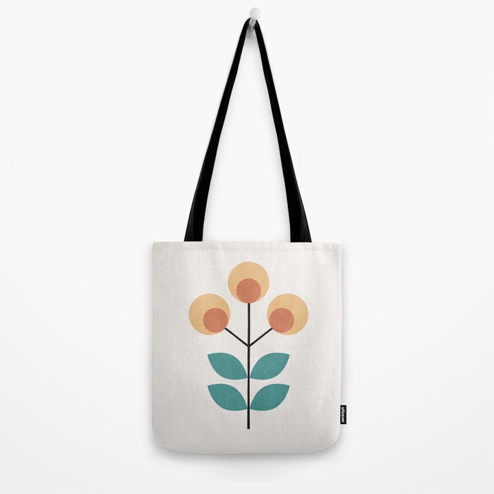 Retro Flower 1-1 Tote Bag Gallery Image 2