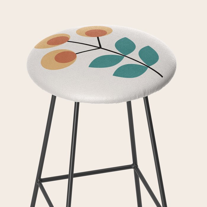 Retro Flower 1-1 Stool Gallery Image 2