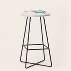 Retro Flower 1-1 Stool Gallery Image 1