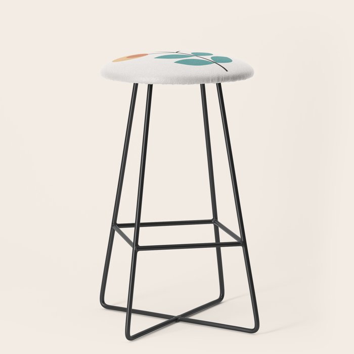 Retro Flower 1-1 Stool Gallery Image 1