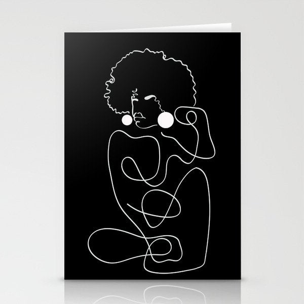 Matisse Noir No. 2 Stationery Card Gallery Image 1