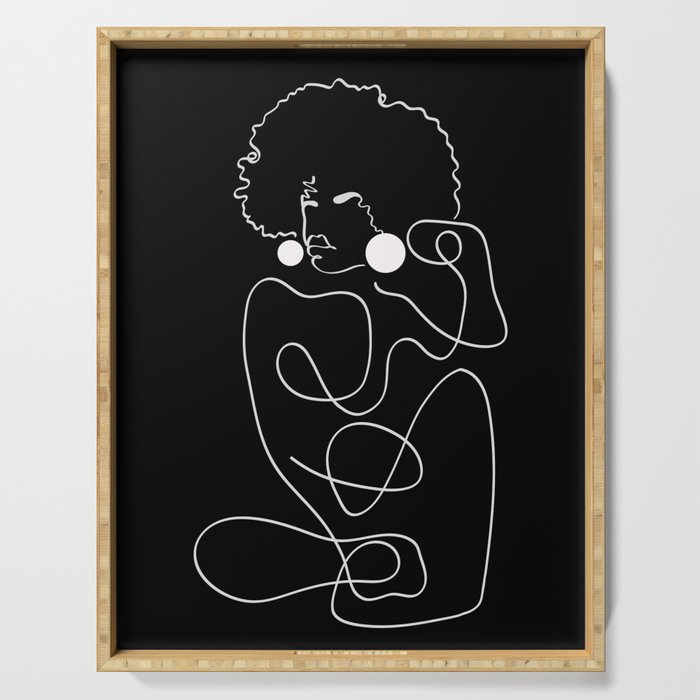 Matisse Noir No. 2 Serving Tray Gallery Image 1