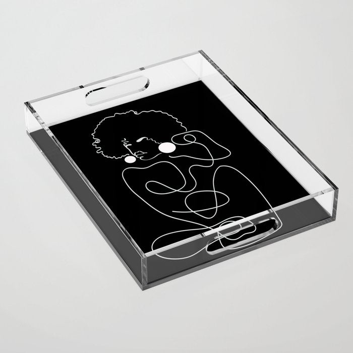 Matisse Noir No. 2 Acrylic Tray Gallery Image 1