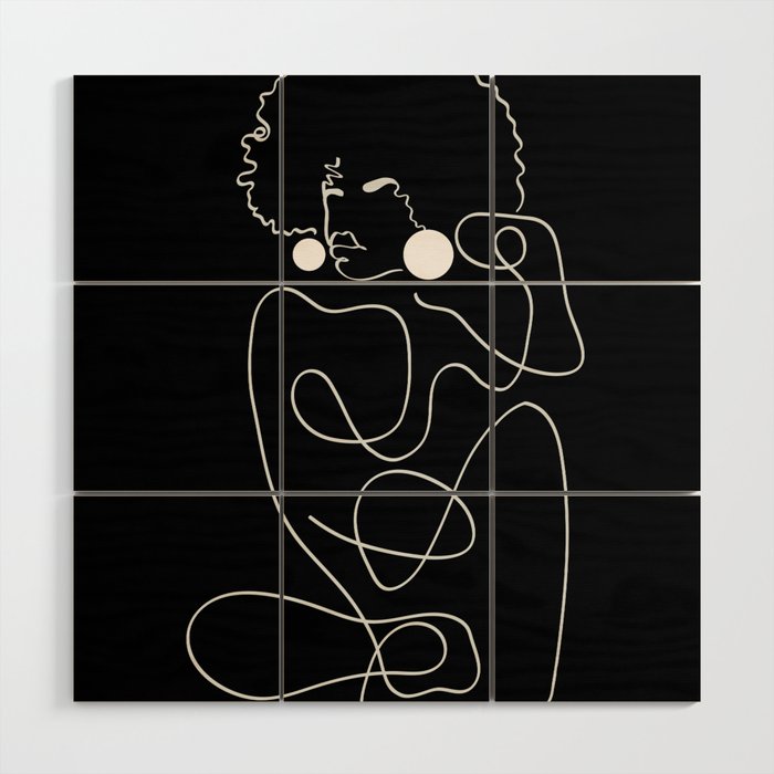 Matisse Noir No. 2 Wood Wall Art Gallery Image 1