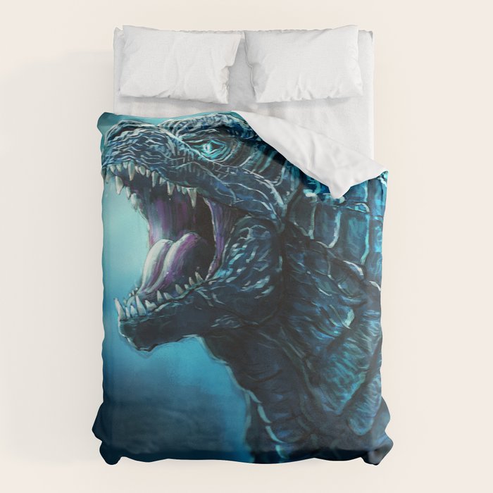 The King of Monsters - Godzilla Duvet Cover Gallery Image 6