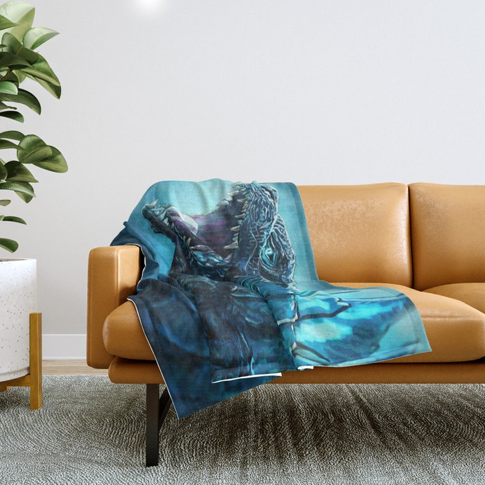 The King of Monsters - Godzilla Throw Blanket Gallery Image 1