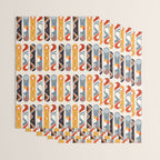 Retro Snowboards  Wrapping Paper Gallery Image 3