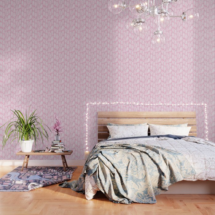 Gossamer Ghosts - pink Wallpaper Gallery Image 3