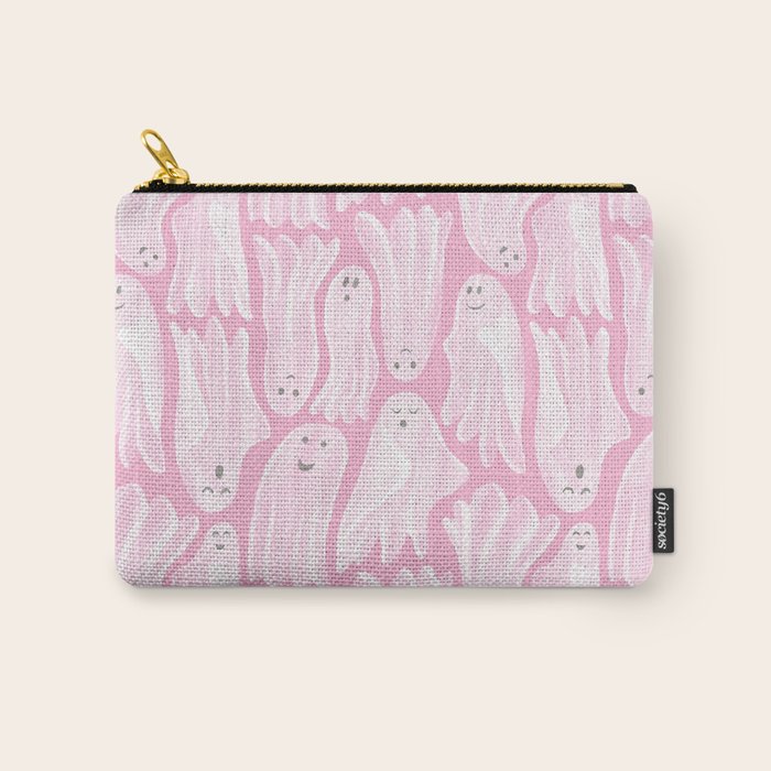 Gossamer Ghosts - pink Carry All Pouch Gallery Image 1