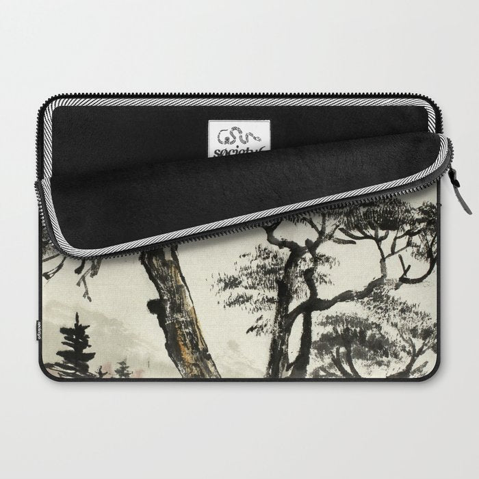 Japanese Mountain Forest Tree Landscape Laptop Sleeve Gallery Image 2