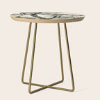 Japanese Mountain Forest Tree Landscape Side Table Gallery Image 1