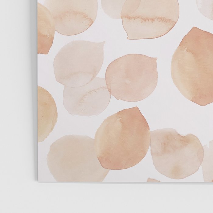 Watercolor polka dots in terracotta_bloomartgallery Poster Gallery Image 3