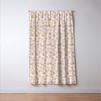 Watercolor polka dots in terracotta_bloomartgallery Window Curtain Gallery Image 3