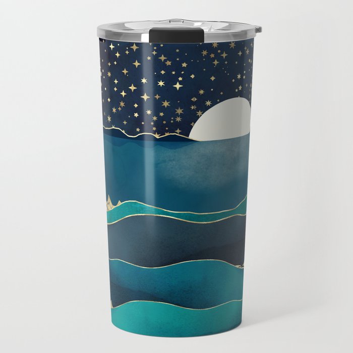 Moonlit Stars Travel Mug Gallery Image 1