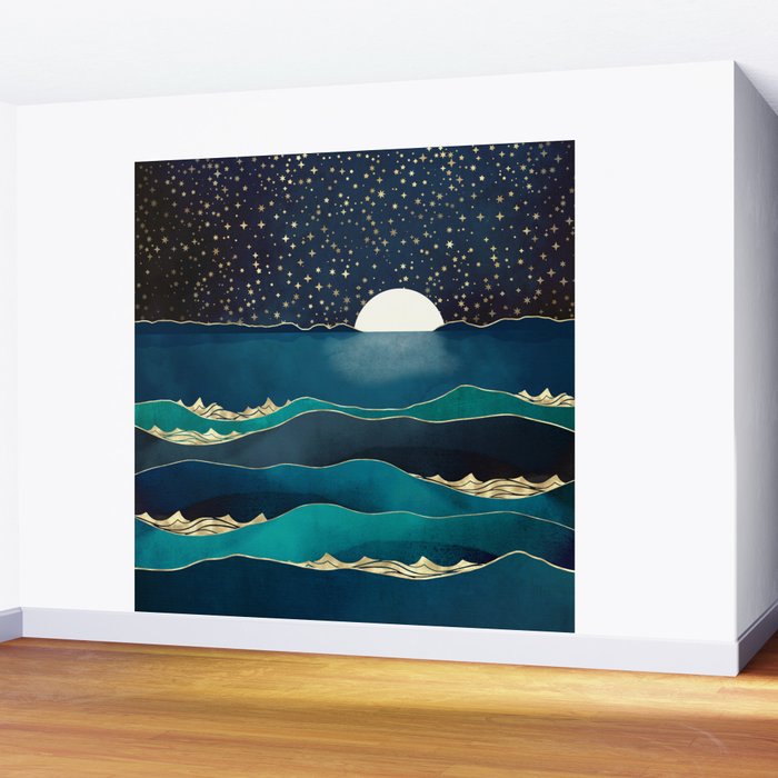 Moonlit Stars Wall Mural Gallery Image 2