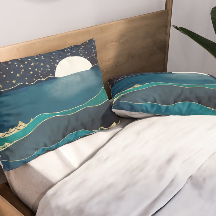 Moonlit Stars Pillow Sham Gallery Image 2