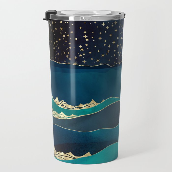 Moonlit Stars Travel Mug Gallery Image 3