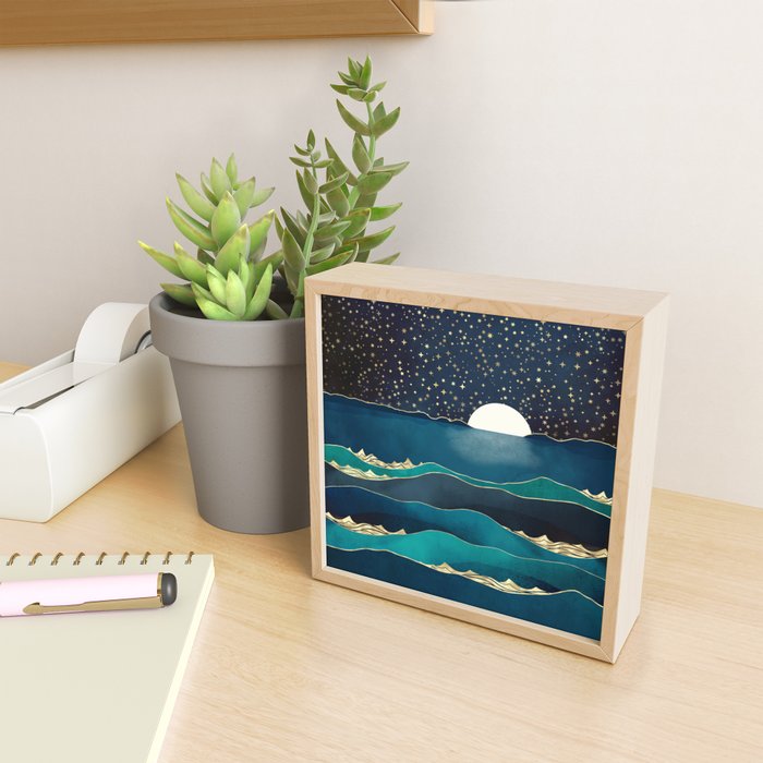 Moonlit Stars Mini Art Print Gallery Image 2