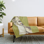 Tiger, Animal Portrait Throw Blanket Gallery Image 1