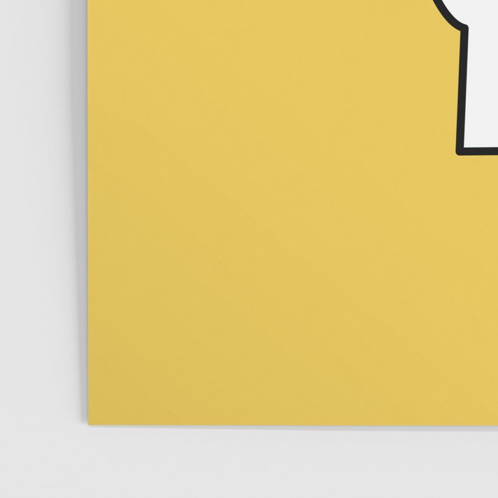 Peace Sign yellow Poster Gallery Image 3