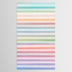 Colorful Soft Stripes Pattern Tablecloth Gallery Image 2