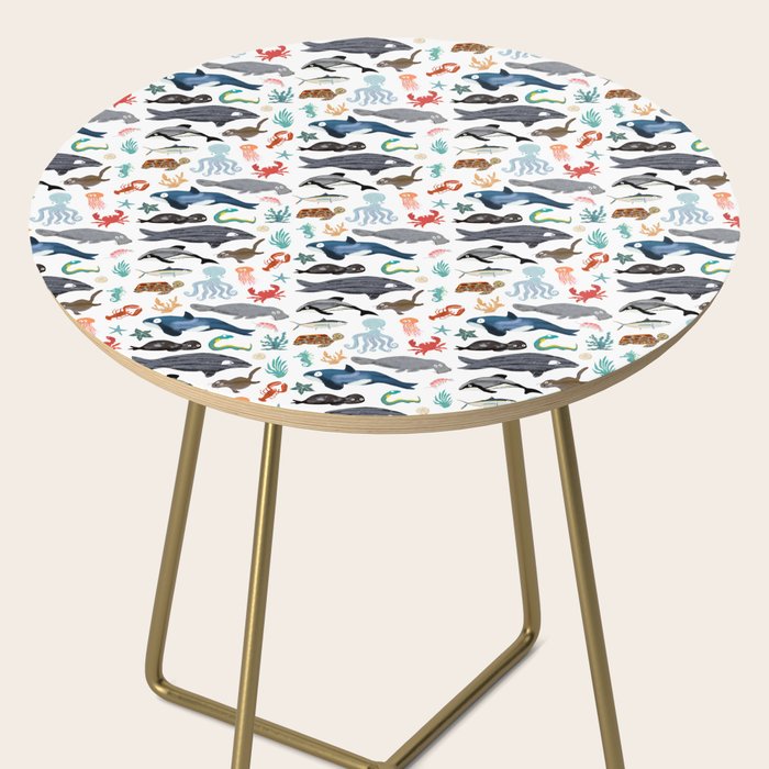 Sea Change: Ocean Animals Side Table Gallery Image 2