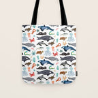 Sea Change: Ocean Animals Tote Bag Gallery Image 1