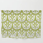 Mid Century Flower Pattern 5 Wall Hanging Gallery Image 1