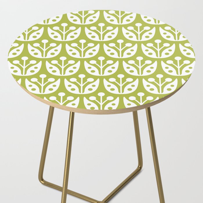 Mid Century Flower Pattern 5 Side Table Gallery Image 2