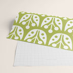 Mid Century Flower Pattern 5 Wrapping Paper Gallery Image 2
