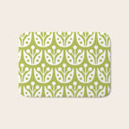 Mid Century Flower Pattern 5 Bath Mat Gallery Image 1