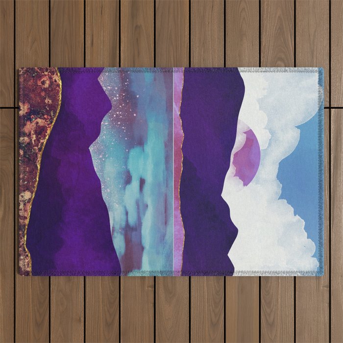 Dark Sea Outdoor Rug Gallery Image 1