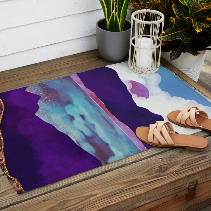 Dark Sea Outdoor Rug Gallery Image 2