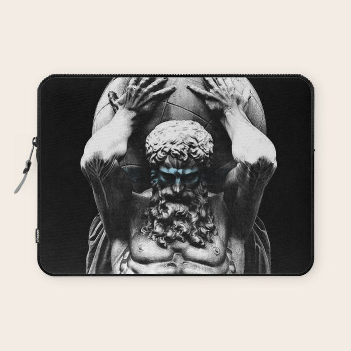 Hercules holding the whole world Laptop Sleeve Gallery Image 1