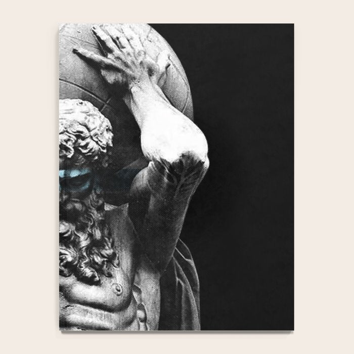 Hercules holding the whole world Notebook Gallery Image 4