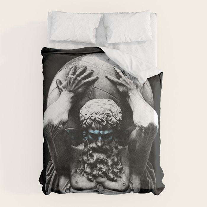 Hercules holding the whole world Duvet Cover Gallery Image 6