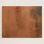 Japandi Art Copper and Black Rust Jigsaw Puzzle Gallery Image 1