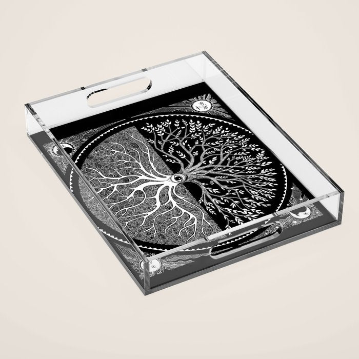 Druid Tree of Life Acrylic Tray Gallery Image 1