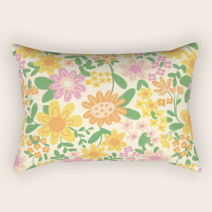 Yellow  Rectangular Pillow Gallery Image 2