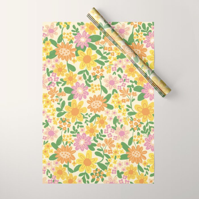 Yellow  Wrapping Paper Gallery Image 1