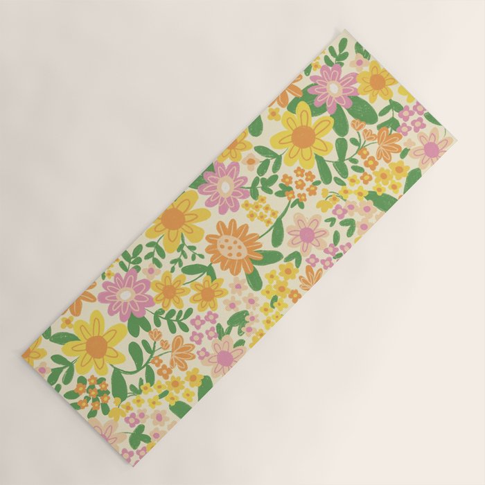 Yellow  Yoga Mat Gallery Image 1