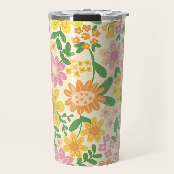 Yellow  Travel Mug Gallery Image 1