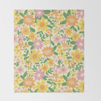 Yellow  Throw Blanket Gallery Image 2