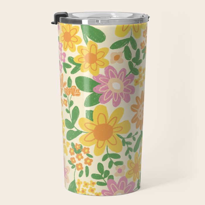 Yellow  Travel Mug Gallery Image 3